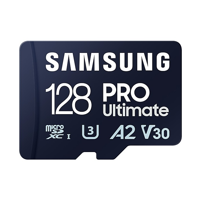 Samsung Pro Ultimate microSD card 128GB + USB-adapter Micro SD-kaart Blauw