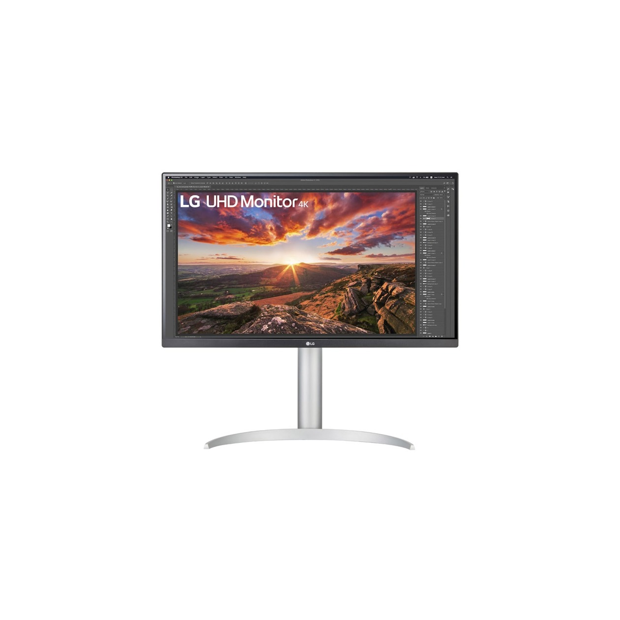 LG UltraFine 27UP850K-W Monitor Zwart