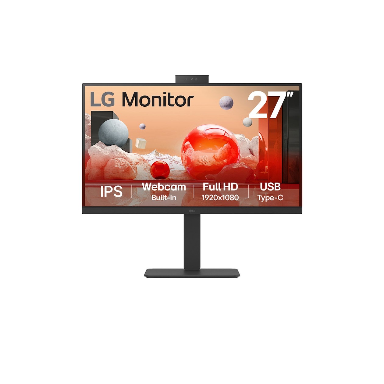 LG 27BA850-B Monitor Zwart