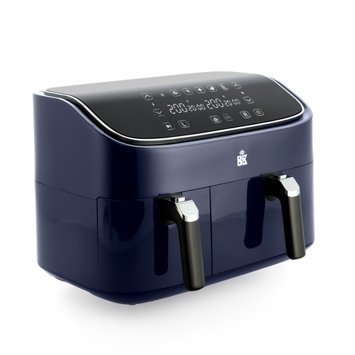 BK Supreme XXXL dubbele airfryer 3L+6L Airfryer Blauw