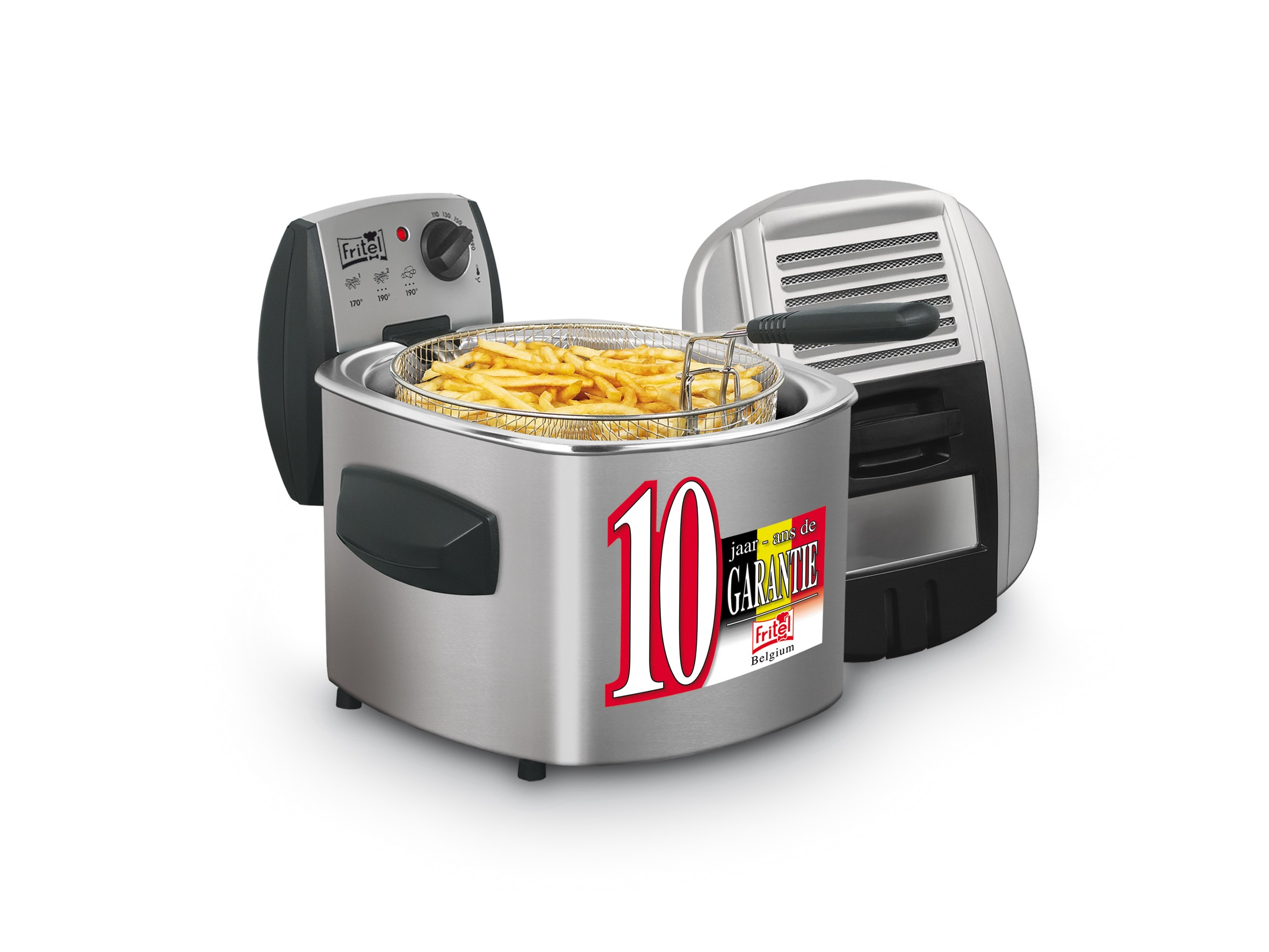 FRITEL Int. FR 1490 met inox filterdeksel 4 L 3000 W