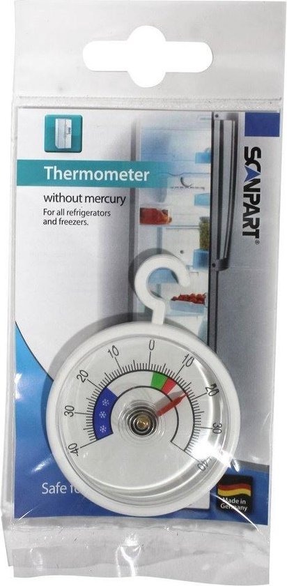 Scanpart Koelkast-Diepvries Thermometer -40°C tot 40°C