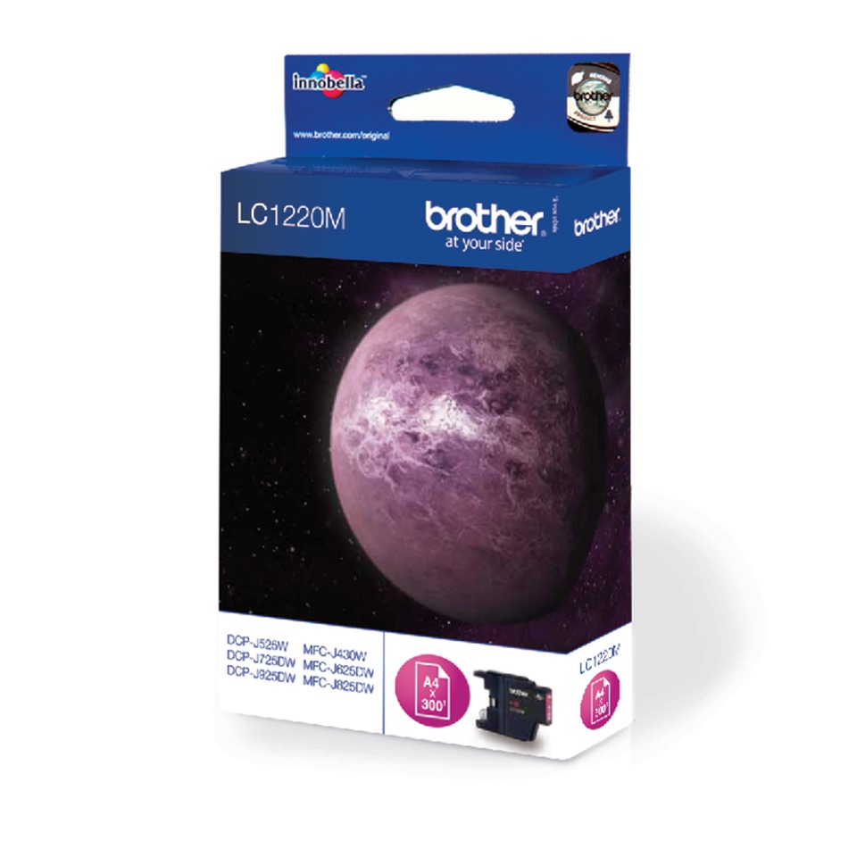 Inkcartridge Brother LC-1220M rood