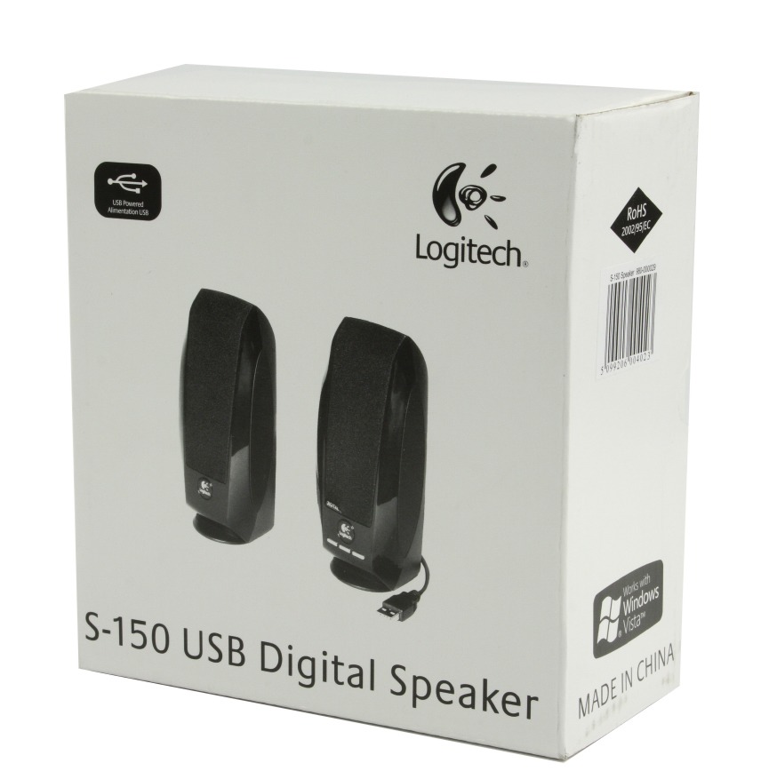 Logitech STEREOSPEAKERSS PC speaker Zwart