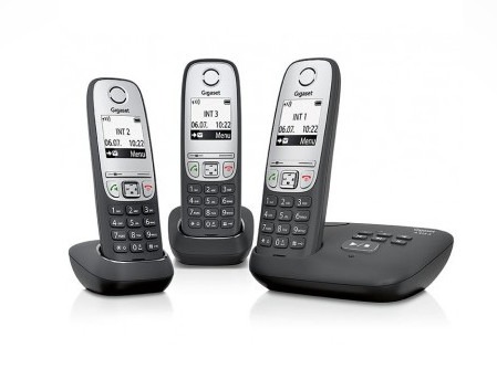 Gigaset A415A TRIO Dect telefoon Zwart