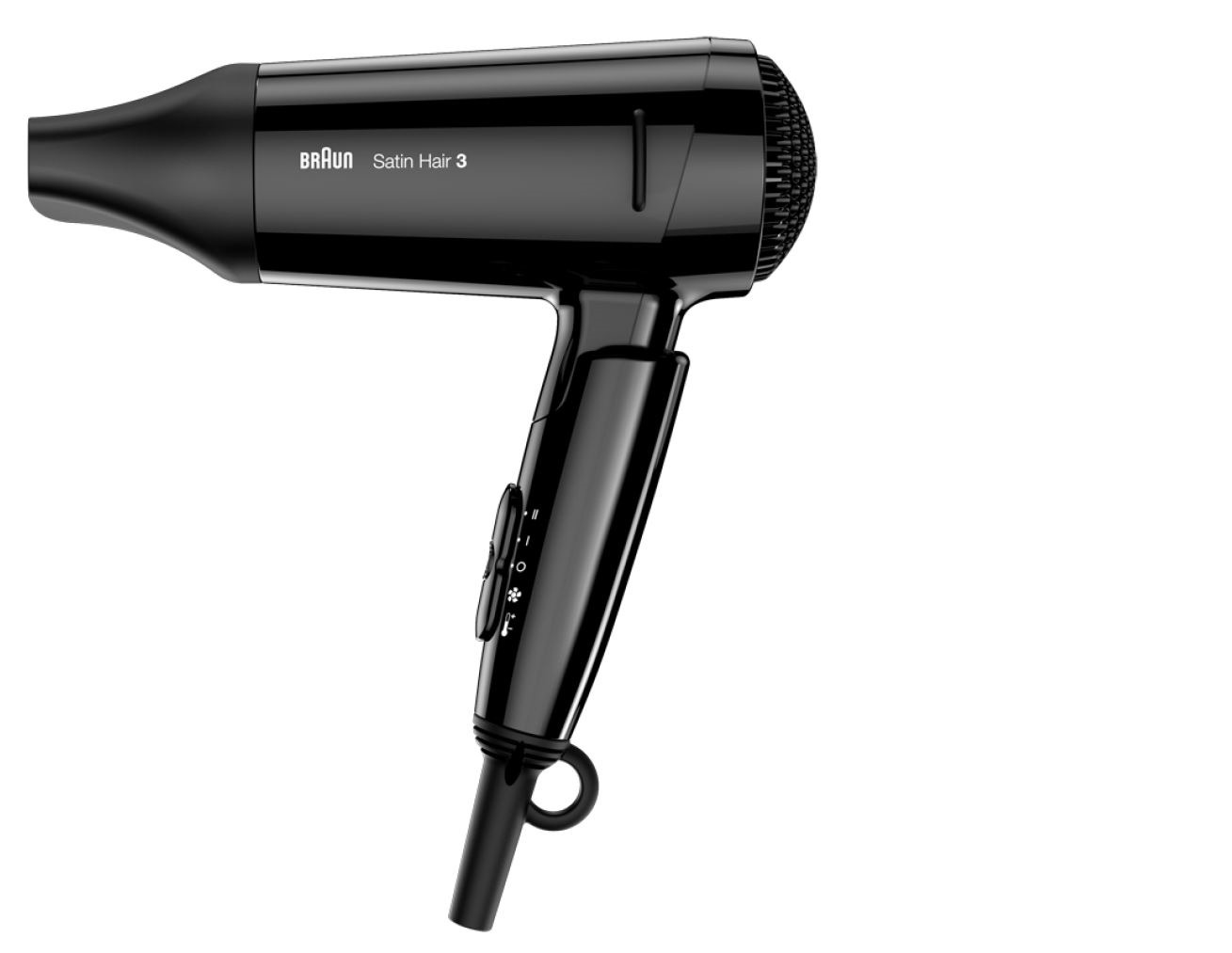 Braun HD350 Satin-Hair 3 Style&Go Haardroger Zwart