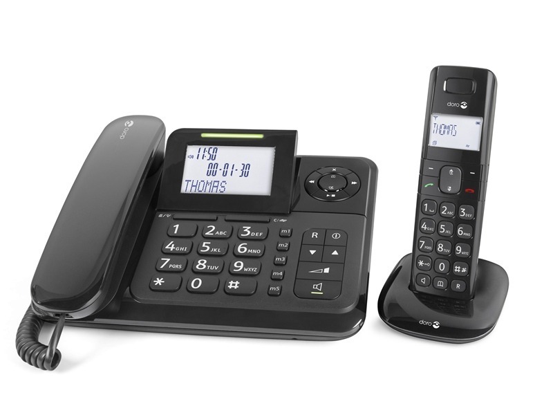 Doro Comfort 4005 Dect telefoon Zwart