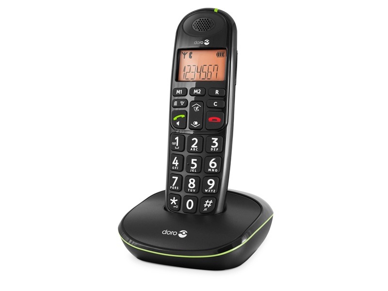 Doro PhoneEasy 100w Mono Huistelefoon Zwart