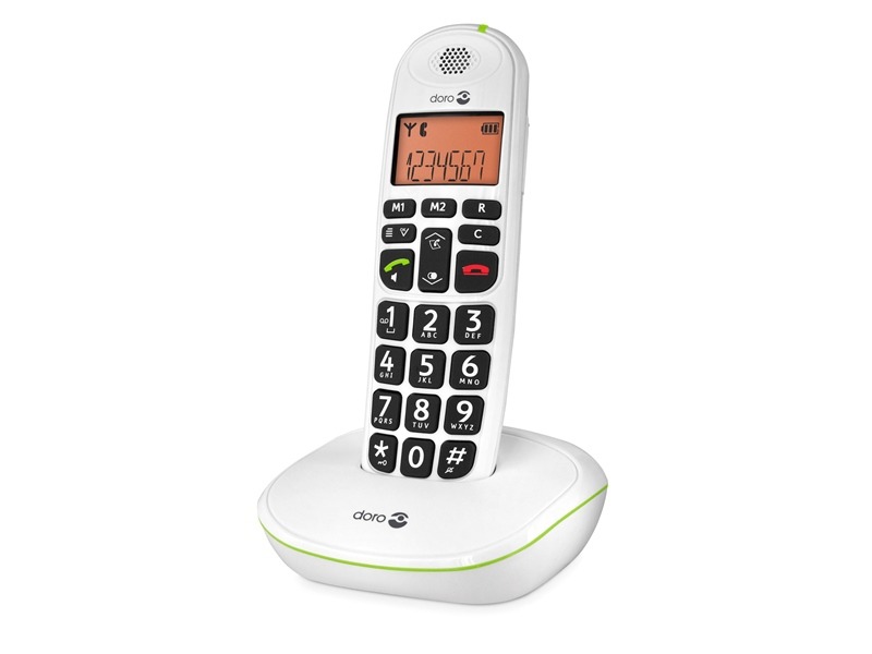 Doro PhoneEasy 100w Mono Dect telefoon Wit