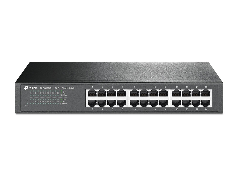 TP-Link TL-SG1024D 24-Port Switch Grijs