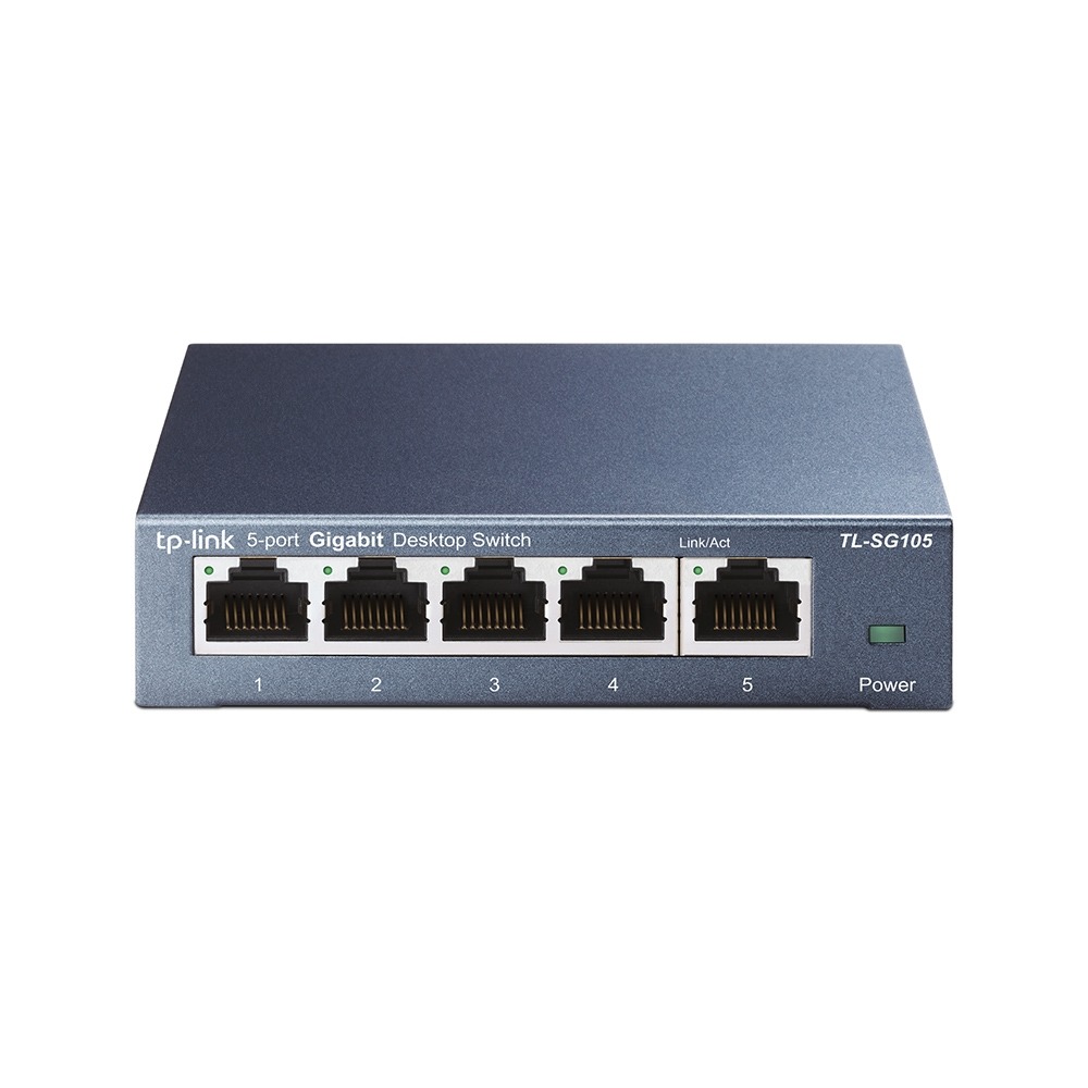 TP-Link TL-SG105 5-Port 10/100/1000Mbps Desktop Switch Switch Zwart