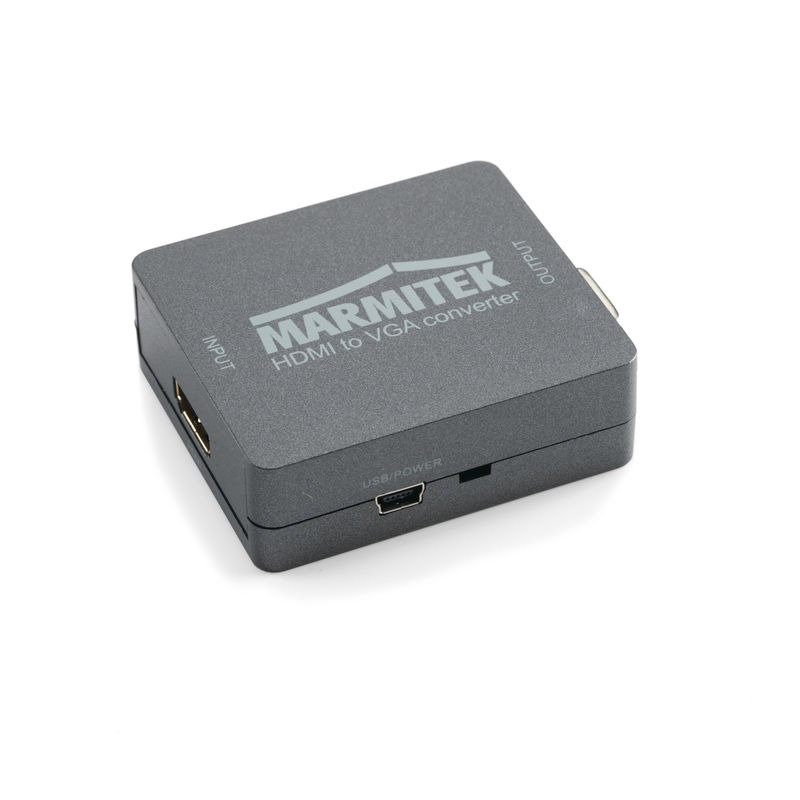 AV Converter [1x HDMI-bus 2x VGA bus, Jackplug female 3.5 mm]