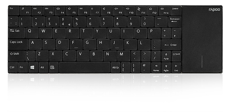 Rapoo 2.4GHz Ultra-slim Keyboard + touchpad black