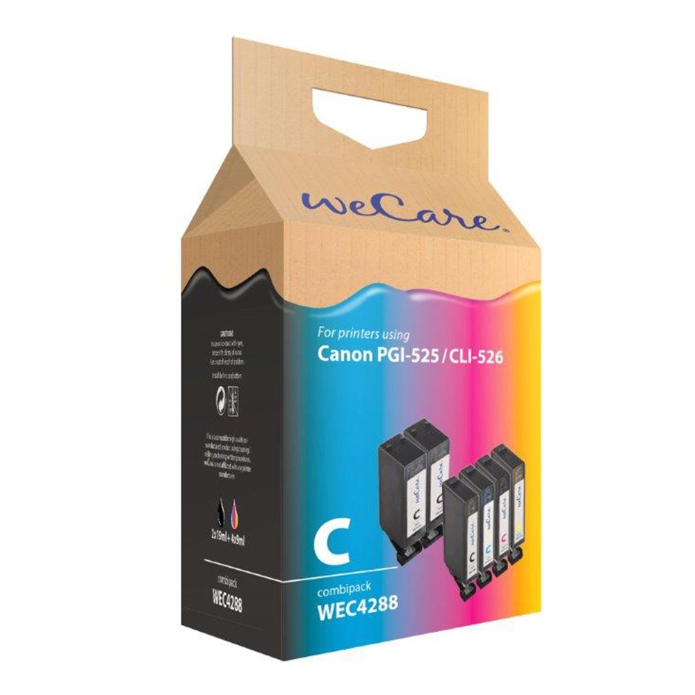 Wecare Inkt Canon Pgi 525526 Set A6 wecare kopen in de aanbieding Wecare Inkt Canon Pgi 525526 Set A6 wecare kopen in de aanbieding