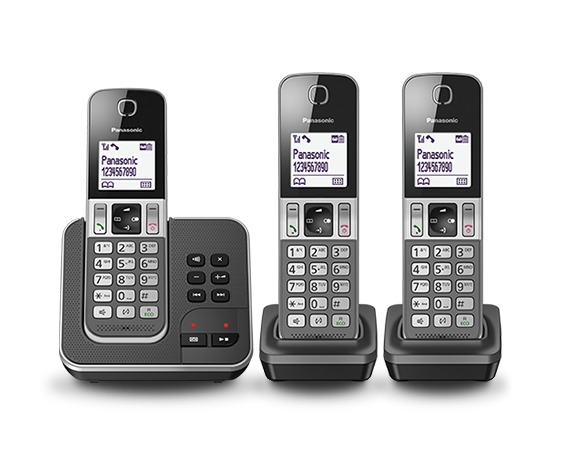 DECT:KX-TGD323 trio black