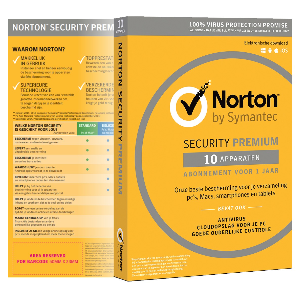 Symantec Software Norton Security Premium 2019 10 Apparaten 1 Jaar Antivirus Inbegrepen symantec kopen in de aanbieding Symantec Software Norton Security Premium 2019 10 Apparaten 1 Jaar Antivirus Inbegrepen symantec kopen in de aanbieding