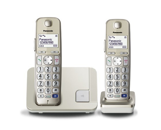 Panasonic KX-TGE212 Huistelefoon Goud