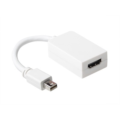Ewent Mini DisplayPort Male - HDMI Female / Verloopkabel 0,15 meter HDMI kabel Wit