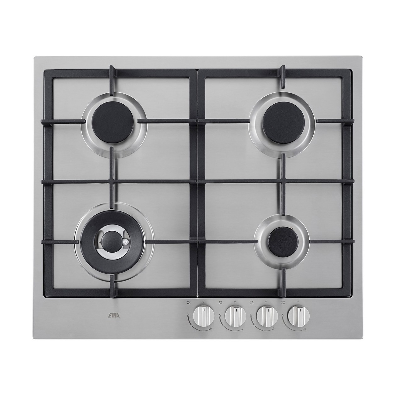 Etna KG959RVSA Gas inbouwkookplaat Grijs