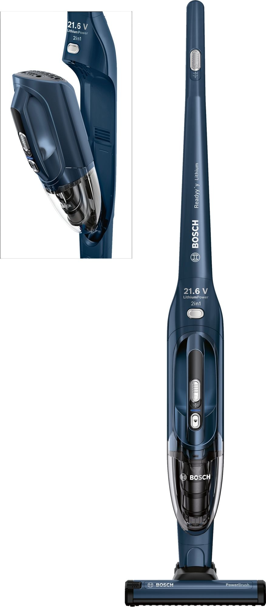 Bosch BBHL22140 Zakloos Blauw Steelstofzuiger & Elektrische Bezem online kopen