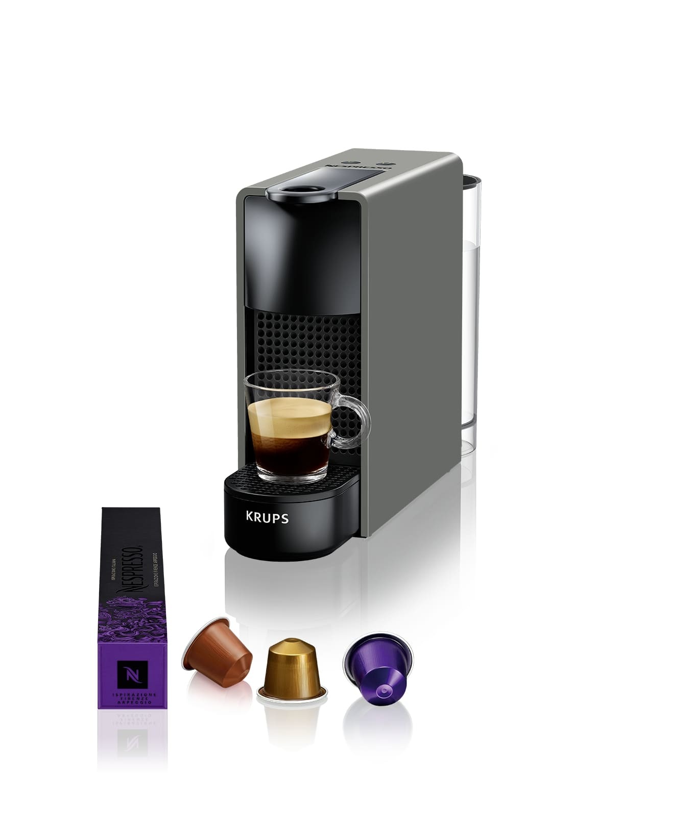 Op WoonWinkelCentrum: Alles voor de inrichting van uw woning is alles over wonen te vinden: waaronder expert en specifiek Krups Nespresso Essenza mini XN110B Nespresso Grijs (Krups-Nespresso-Essenza-mini-XN110B-Nespresso-Grijs372525848)