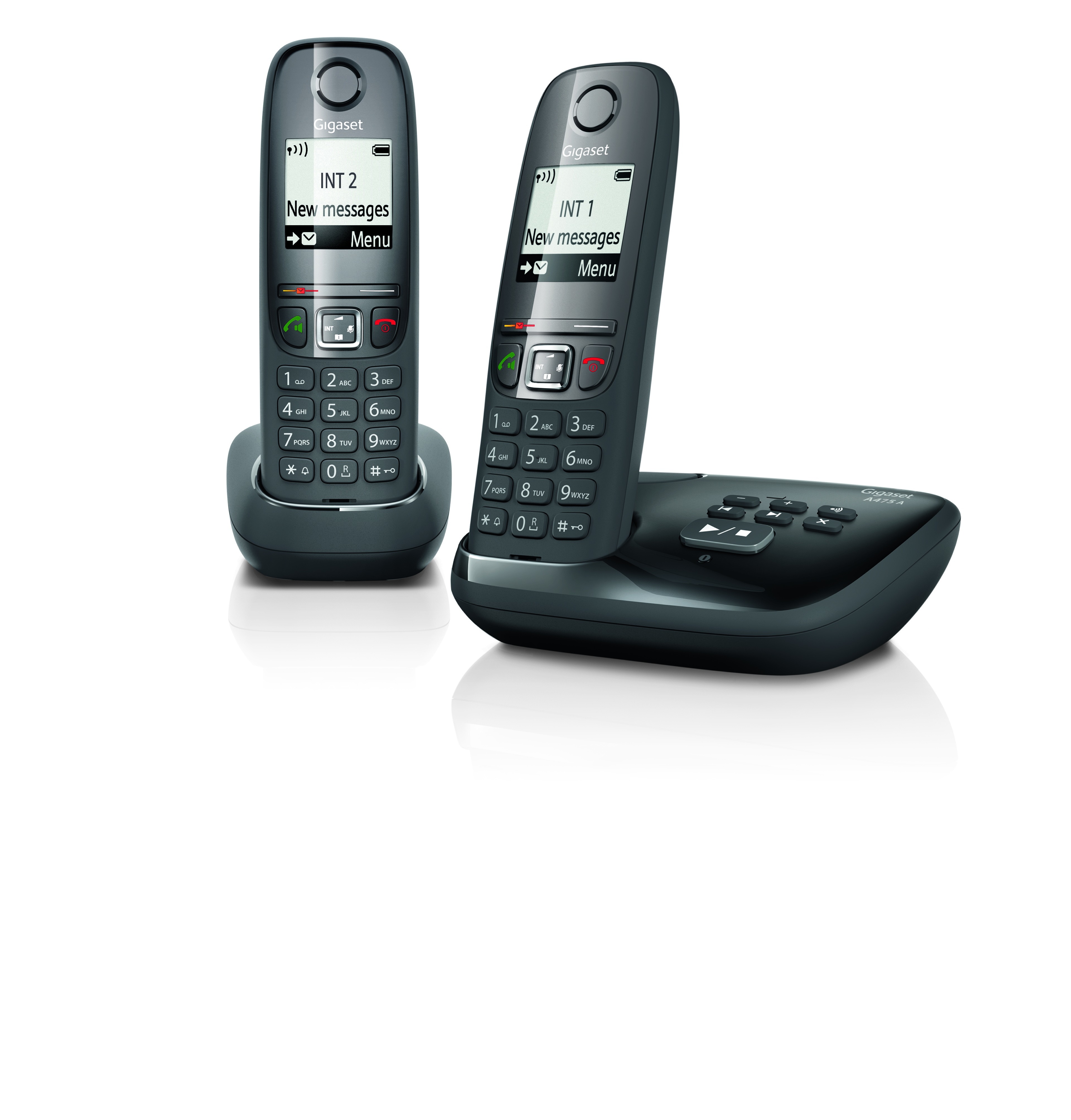 Gigaset A475A Duo Dect telefoon Zwart