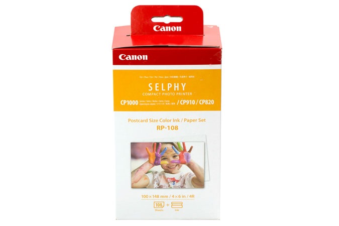 Canon RP-108-kleureninkt + 100 x 148 mm papier, 108 vel Kopieerpapier