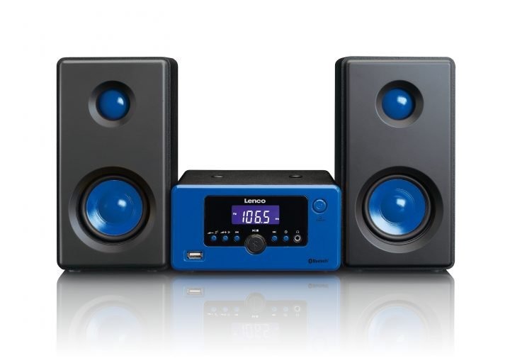 Lenco stereo set MC-020 blauw online kopen