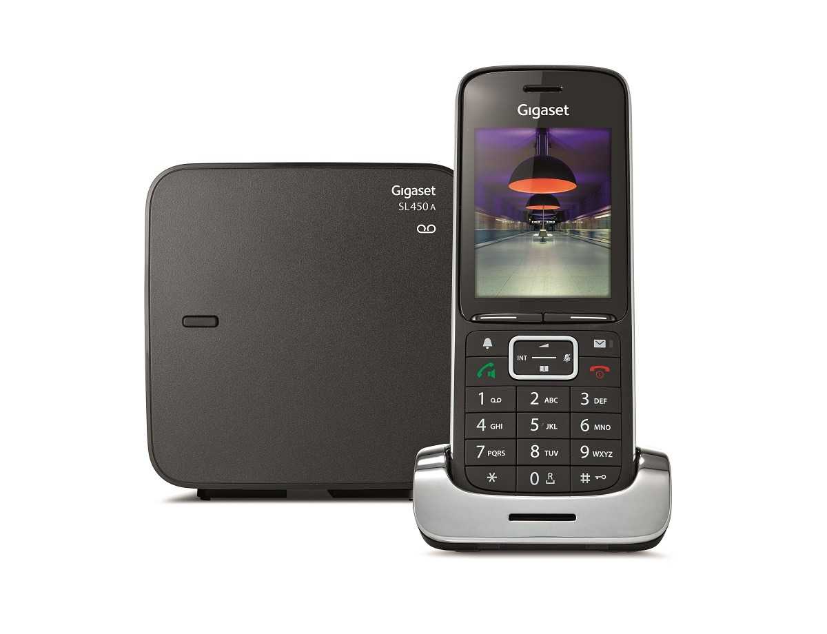 Gigaset SL450A Premium Dect telefoon Zwart