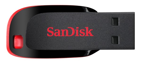 SanDisk Cruzer Blade 16GB USB-sticks Zwart