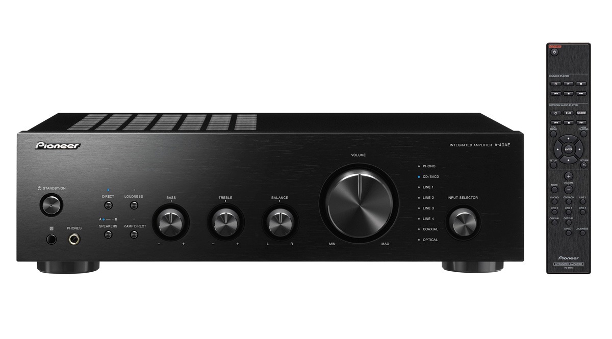 Pioneer A-40AE-B Versterker Zwart