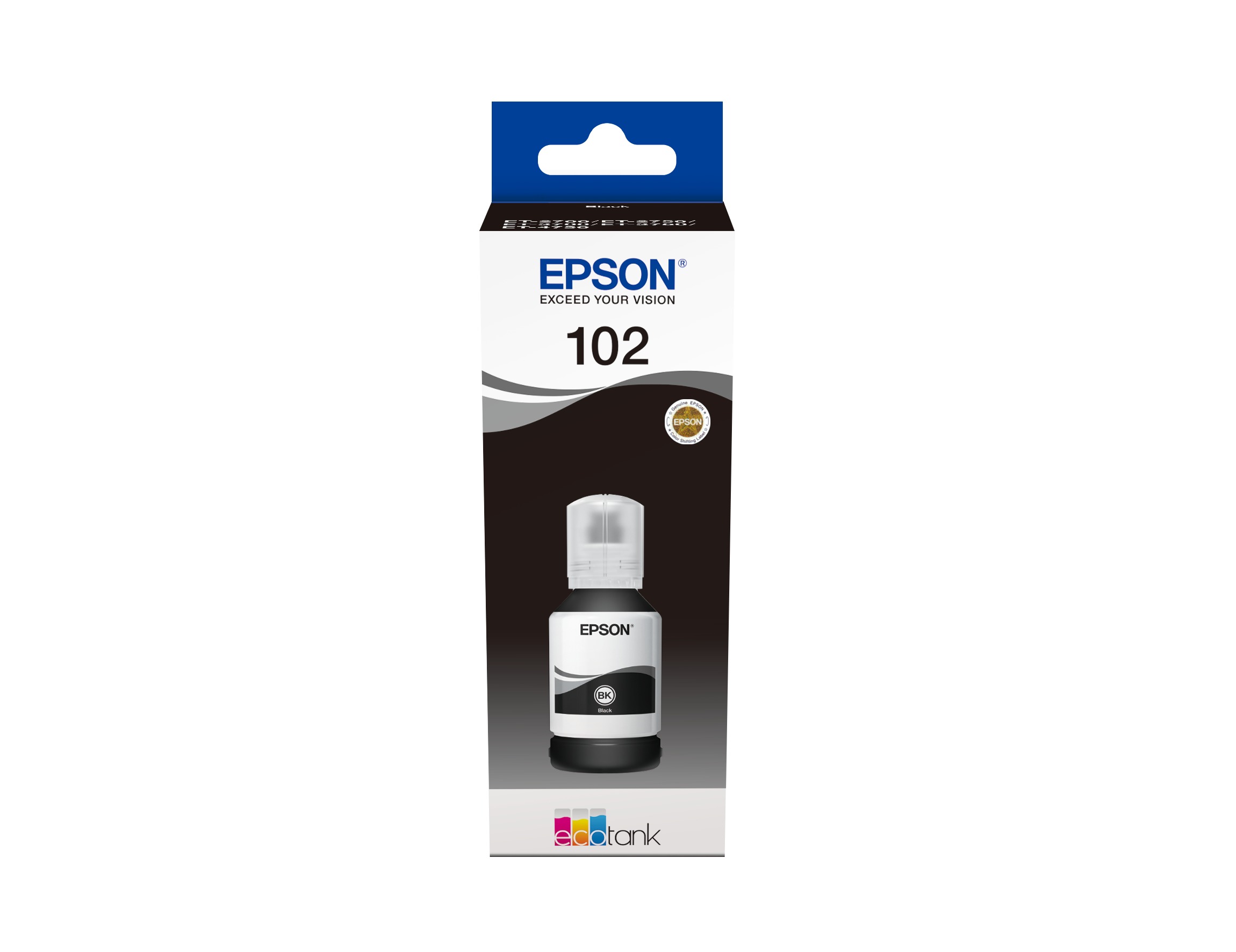 Epson 102 127ml Zwart inktcartridge