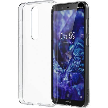 Nokia 5.1 Plus Slim Crystal Cover CC-151 Doorzichtig