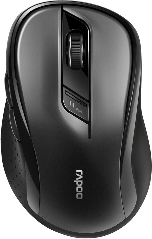 Rapoo M500 Silent Multi-mode Draadloze Muis Muis Zwart
