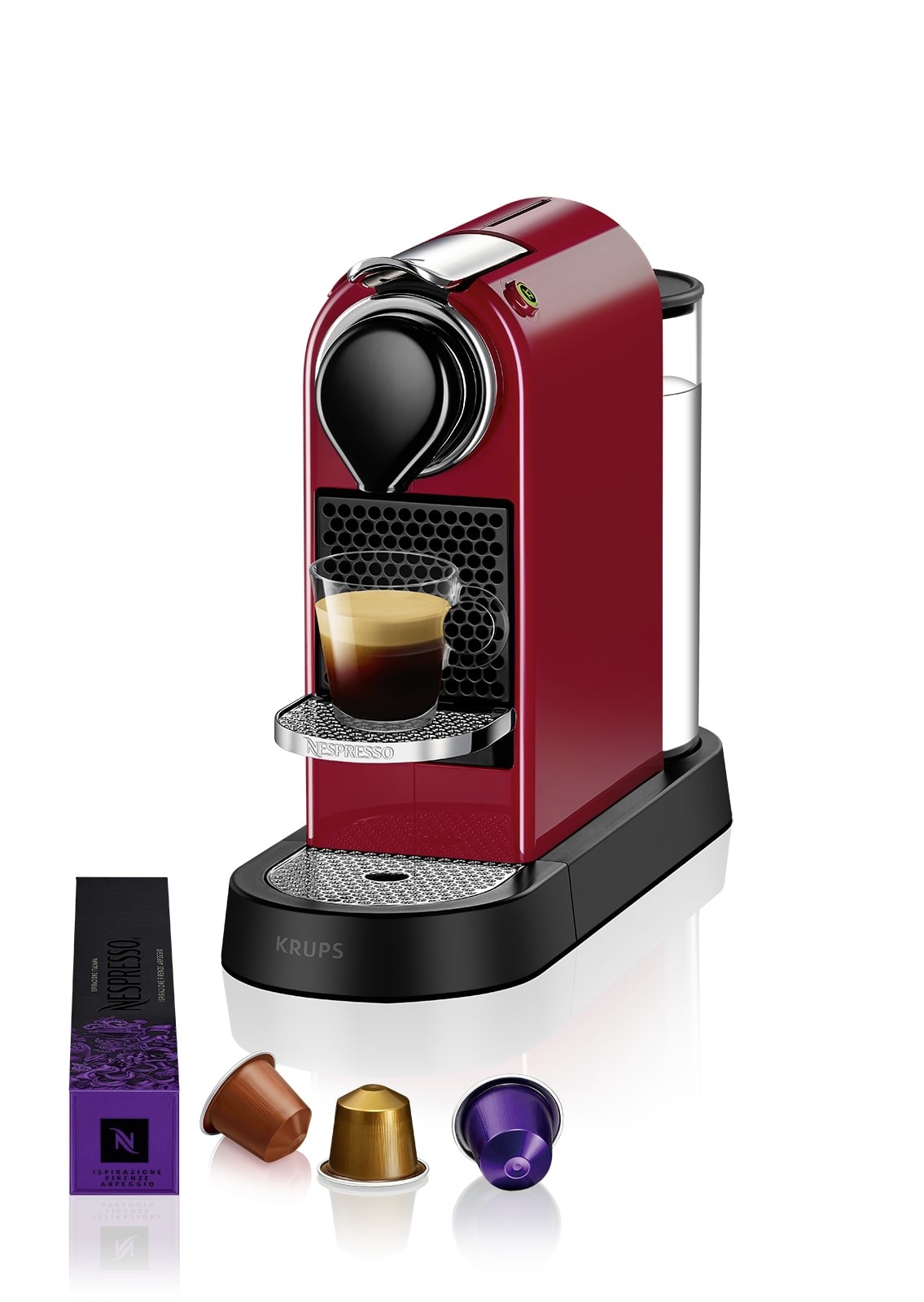 Krups Nespresso Citiz XN7415 Kersenrood