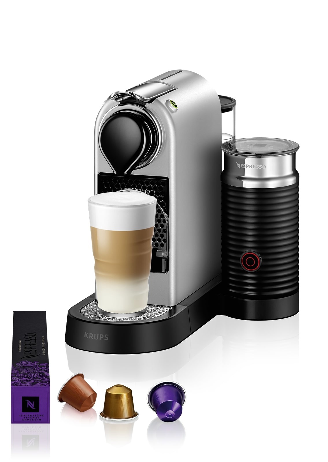 Krups Nespresso Citiz & Milk XN761B Zilver