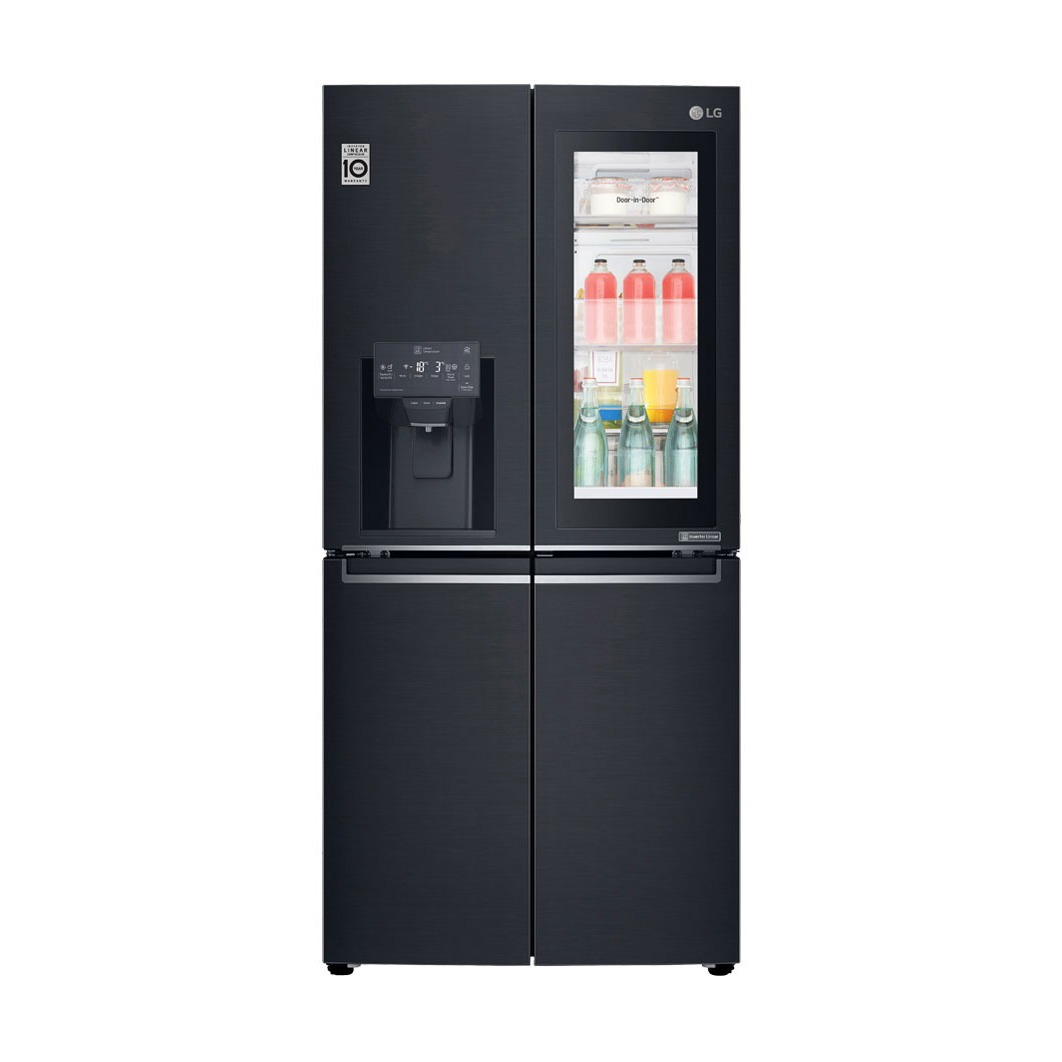 LG GMX844MCKV Amerikaanse koelkast Zwart