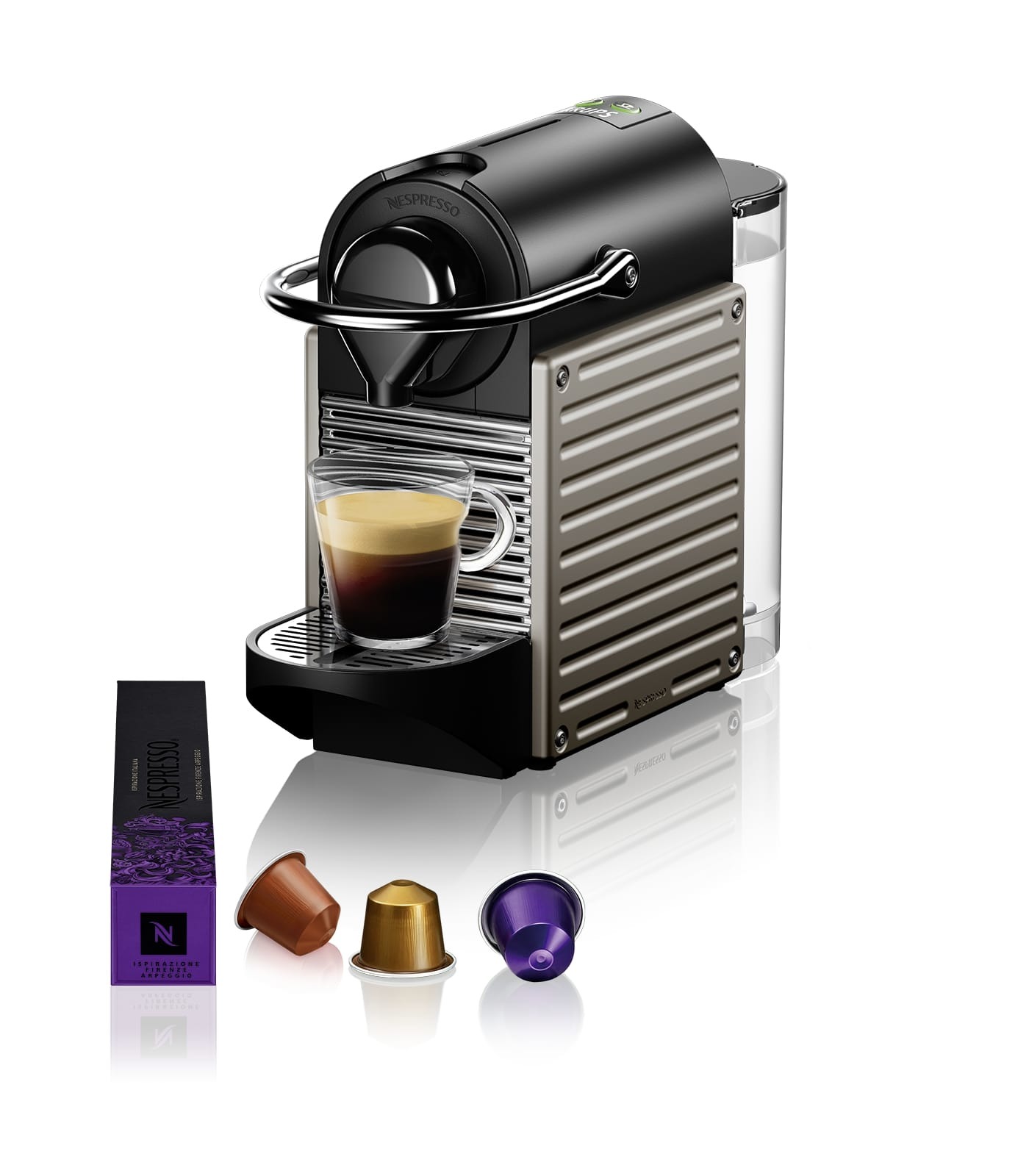 Krups Nespresso Pixie XN304T Titanium