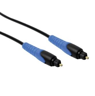 Scanpart Toslink optical audio kabel 1,5m Zwart Optische kabel Zwart