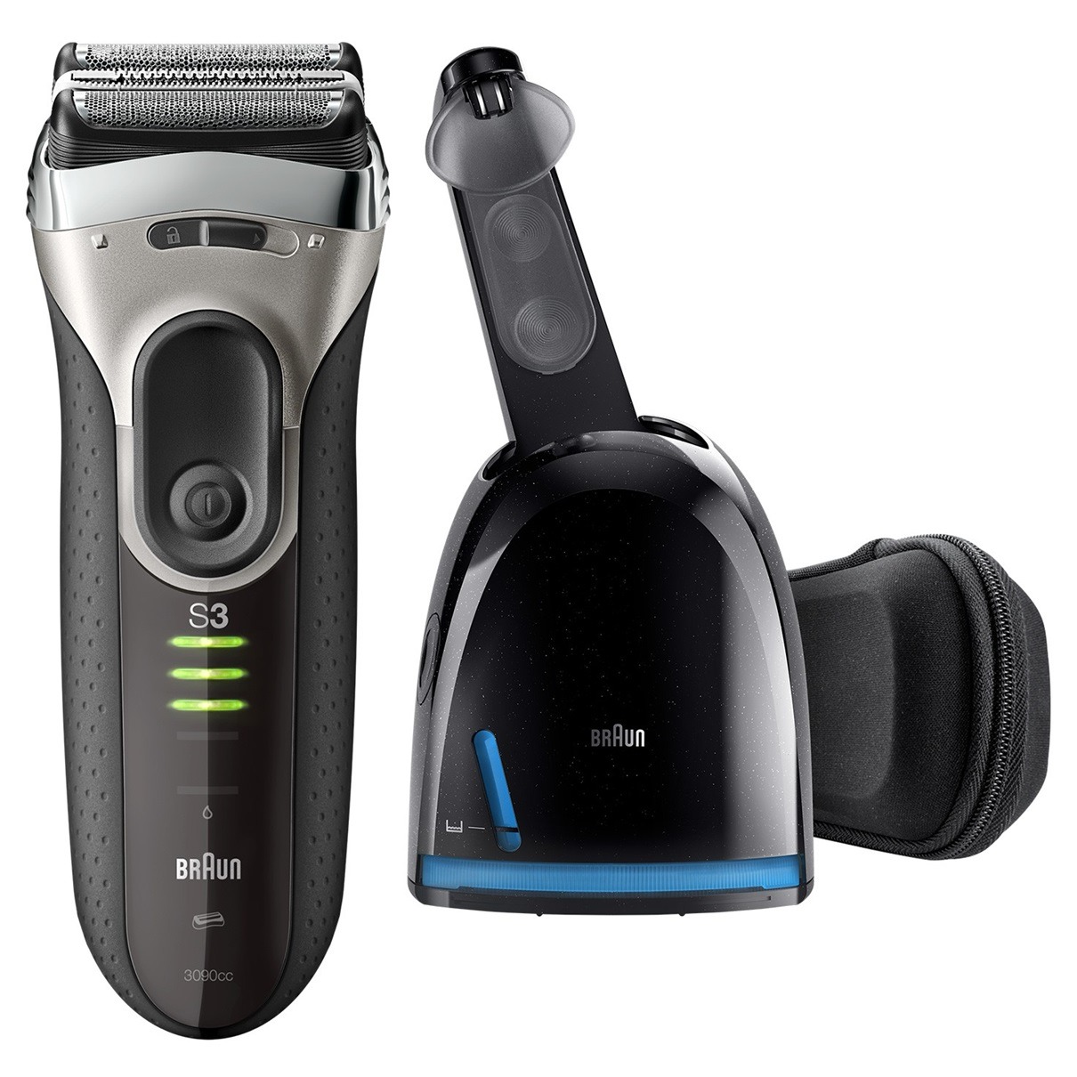 Braun Series 3 ProSkin 3090CC scheerapparaat + Clean & Charge station online kopen