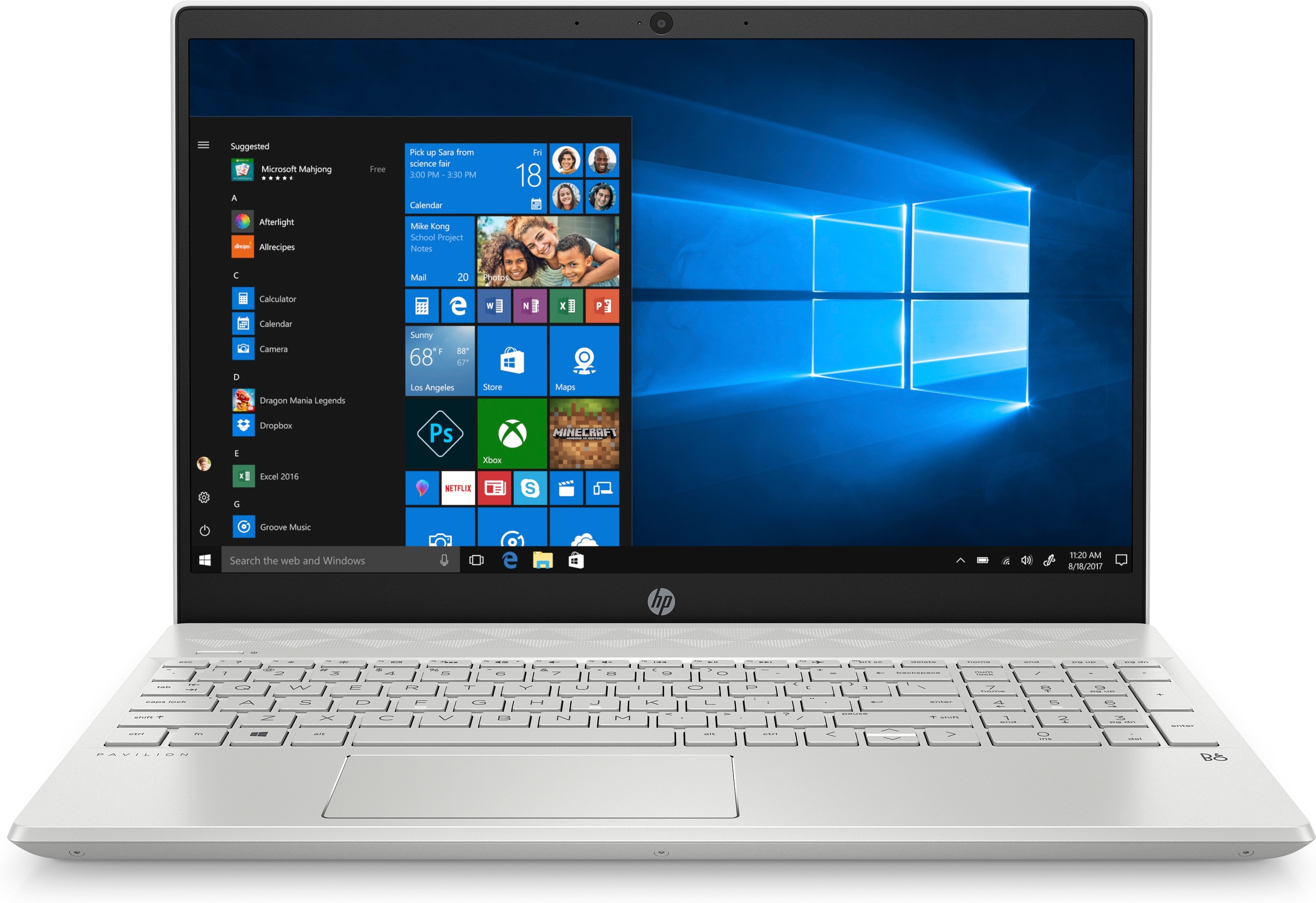 HP laptop Pavilion 15-cs2595nd - GeForce GTX 1050, 16 GB RAM, 512 GB SSD, 15.6 inch