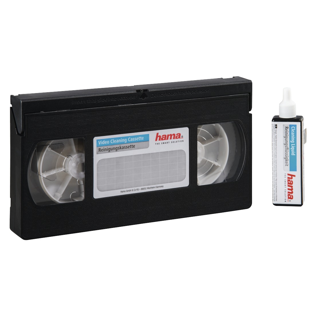 Hama Reinigingscassette VHS/S-VHS Audio accessoire Zwart