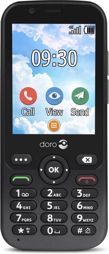 Doro 7010 4G Mobiele telefoon Grijs