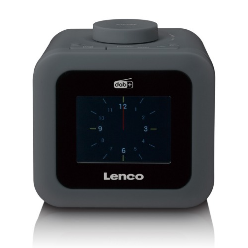 Lenco CR-620 Wekker radio Grijs