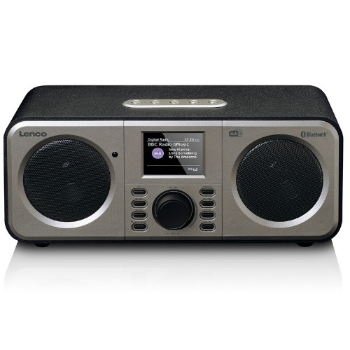 Lenco Stereo Dab+ Fm Radio Met Bluetooth® Dar 030bk Zwart zilver online kopen