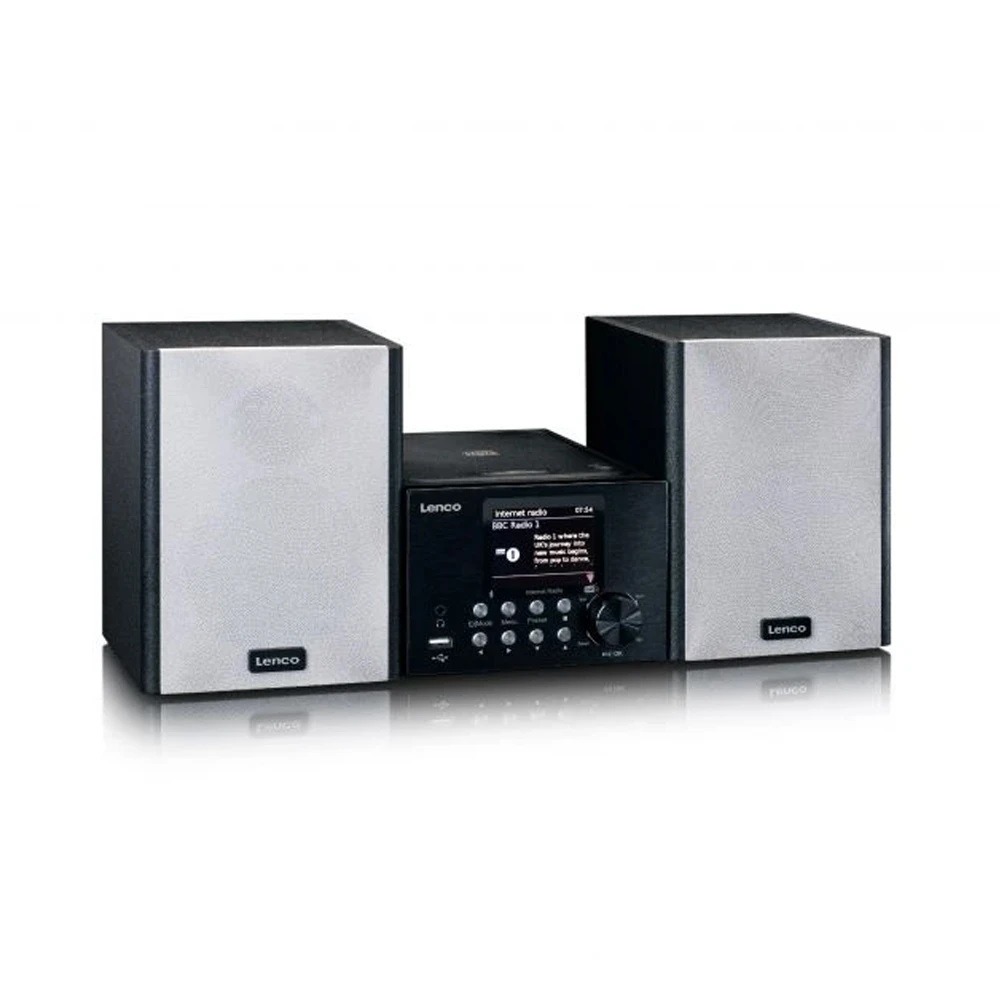 Lenco Micro Set Met Smart Radio, Cd/usb Speler, Internet, Dab+, Bluetooth® Mc 250bk Zwart online kopen