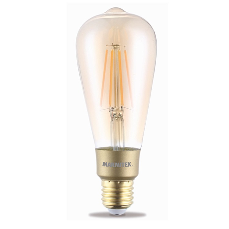 Marmitek smart home accessoire GLOW XLI Smart Wi-Fi LED filament bulb XL E27 | 650 lumen | 6 W = 40 