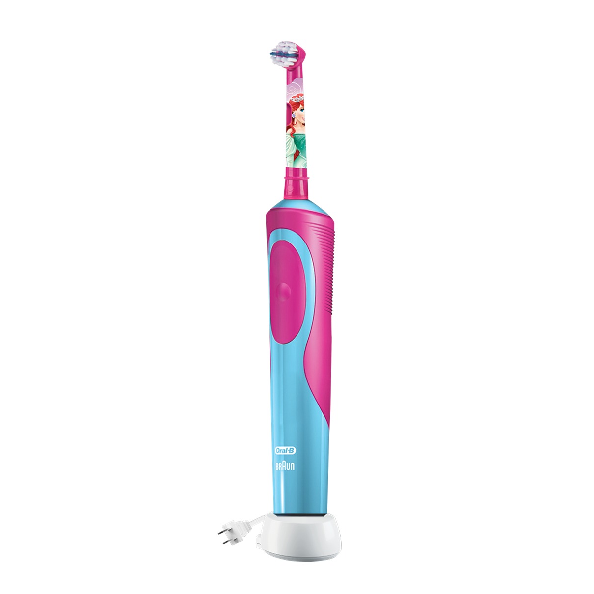 Oral-B Kids Princess Tandenborstel By Braun 1 Handvat en 1 opzetborstel - Winkelen.nl