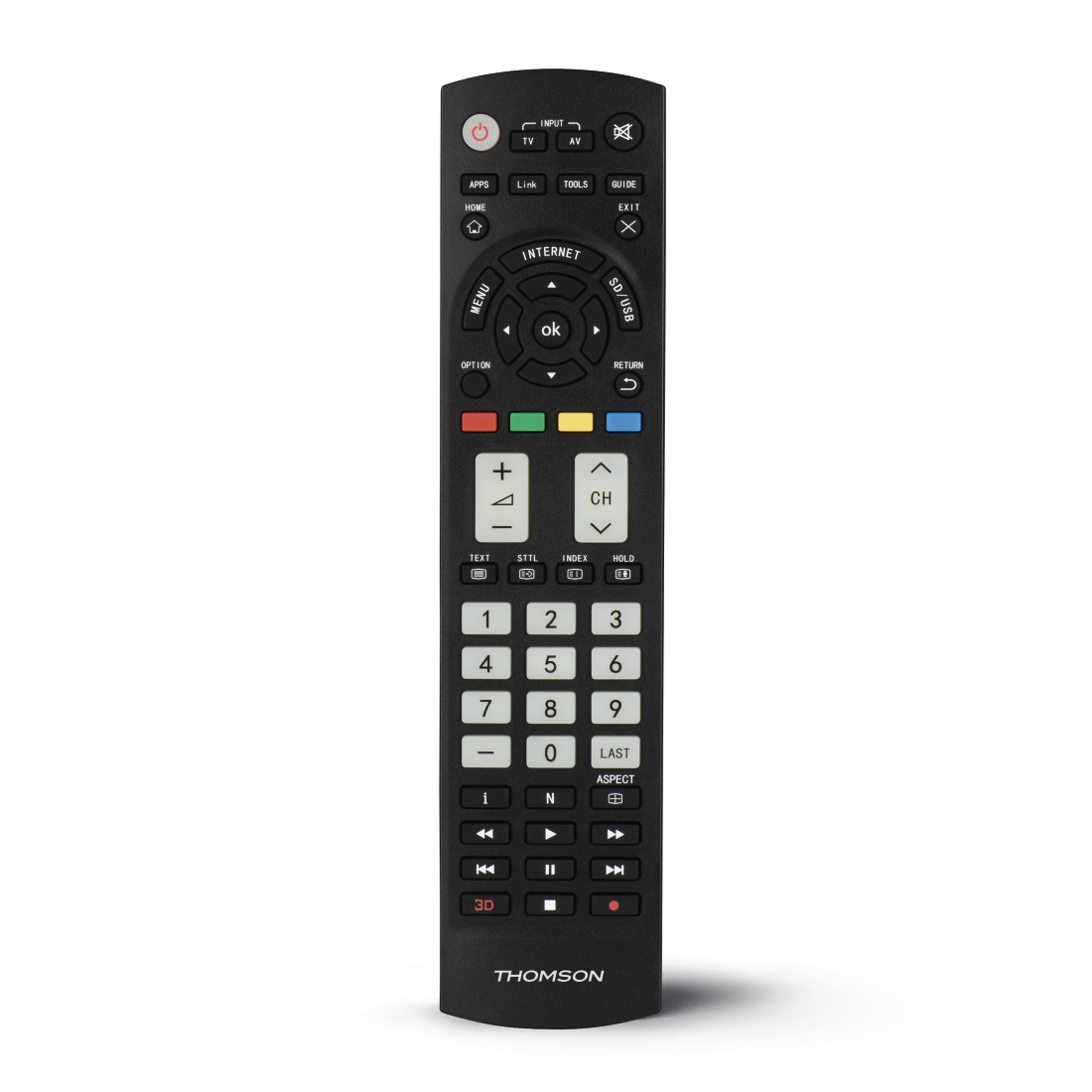 Thomson ROC1128PAN vervangende afstandsbediening voor Panasonic tvs Afstandsbediening Zwart