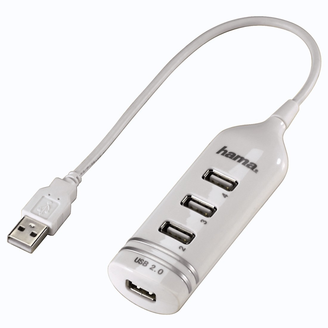 Hama USB 2.0 HUB 1:4 BUS-POWERED USB Hub Wit